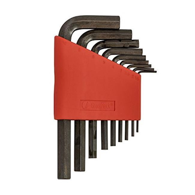 Great Neck Saw Manufacturing HK9MS Hex Key Set Short Arm Metric 9