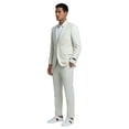 thumbnail image 3 of Tazzio Skinny Fit Linen 2 Piece Suit Set, 3 of 3