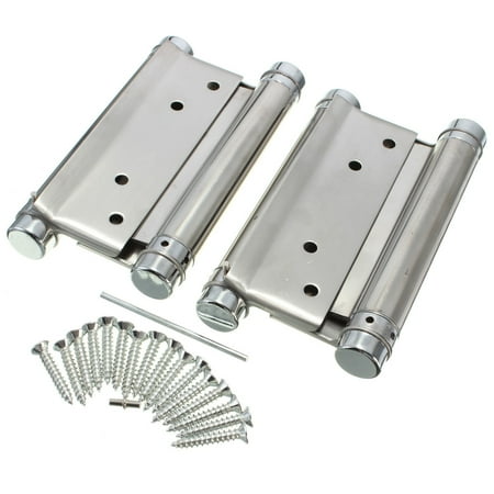 1 Pair 5 Double Action Spring Hinge Door Swing Saloon Cafe