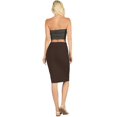thumbnail image 3 of Womens High Waist Bodycon Fitted Midi Knee Pencil Skirt, 3 of 5