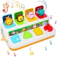 thumbnail image 1 of Juguetes para bebés de 6 a 12-18 meses, juguetes musicales emergentes para niños de 9 meses y 1 año, regalos para niñas, juguetes para bebés pequeños, 1 of 5