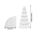 thumbnail image 2 of 7 Set Christmas Tree Path Quilting Templates Large Quilting Rulers and Templates for Cutting Patterns Seam Allowance Supplies for DIY Craft(Silver, 27.56, 15 inch), 2 of 8