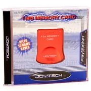 Joytech PlayStation 1 MB Memory Card, Red