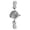 Silverblack, variant on Women's Beaded Bracelet Watch: Adjustable Strap Imitation Diamond-Marked Dial Analog Quartz Wristwatch - Casual