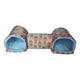 thumbnail image 4 of Guinea Pig para Mascotas Pequeñas Casa Refugio Tubo Escondite Juguete Divertido para Hámster Ratón Erizo Material Poliéster Cómodo Adecuado para Sandía Azul, 4 of 8