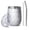 White-2, variant on Modern 12oz Stainless Steel Insulated Wine Tumbler with Lid and Straw – Double Wall Vacuum Mug for Hot & Cold Drinks, 304 Steel Interior, Sweat-Free Design
