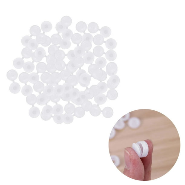 WRISTBIQUE 50Ud Cubiertas Para Agujeros De Tornillo Plásticas Fácil Instalación Para Techos