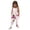 a-Pink31, variant on VNKIDY Girls Kids Sleeveless Jumpsuit Floral Print Spaghetti Strap Romper With Harem Pants Loose Fit Lightweight Onesie For Summer Daily Wear Green 6-7 Years