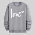 thumbnail image 5 of PNTUTB Valentine's Day Men's Fashion Print Classic Crew Neck Long Sleeve Casual Loose Pullover Comfort Sweatshirts, 5 of 6