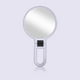 thumbnail image 1 of Espejo de tocador giratorio flexible de doble cara, de metal, con aumento de 15x, ideal para mujeres y niñas (blanco)., 1 of 1