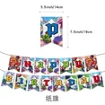 thumbnail image 2 of Anime Game Y2K Style Shooting Game Theme Happy Birthday Party Decorative Disposable Tableware Balloon Baby Shower Girl Kid Gift, 2 of 7