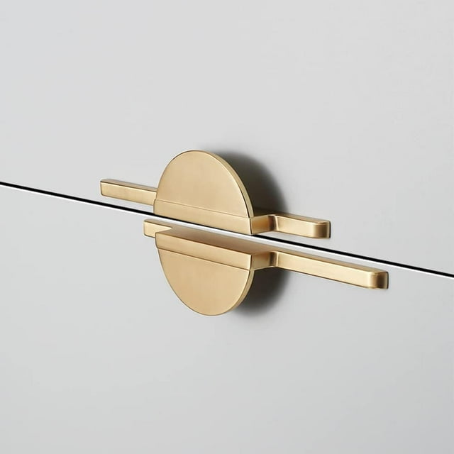 Jinsinto 2 Pieces Kitchen Cabinet Handles 64mm Center Distance Gold Cabinet Handles Kitchen Cabinet Handles Kitchen Cabinet Handles Kitchen Door Handles Drawer Handles