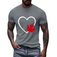 thumbnail image 2 of Camisas de Manga Corta para las Mujeres Impresión de Manga Corta Cuello Redondo, Camisa Casual de Poliéster para las Mujeres, Lavado de Manos, 2 of 6