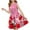White-21, variant on Ugoldhm Girls' A-Line Summer Dress - Floral Print Pleated Crew Neck Sleeveless, Casual & Comfortable, 3-14 Years