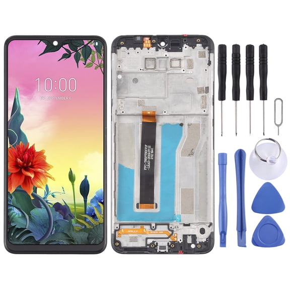 TFT LCD Screen for LG K50S LMX450HM LM-X540 LM-X540BMW LMX540BMW Digitizer Full Assembly with