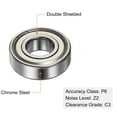 thumbnail image 4 of 6203-2Z Deep Groove Ball Bearing,17 x 40 x 12mm C3 Double Metal Shielded Chrome Steel Bearings,Silver Tone,2 Pack, 4 of 5