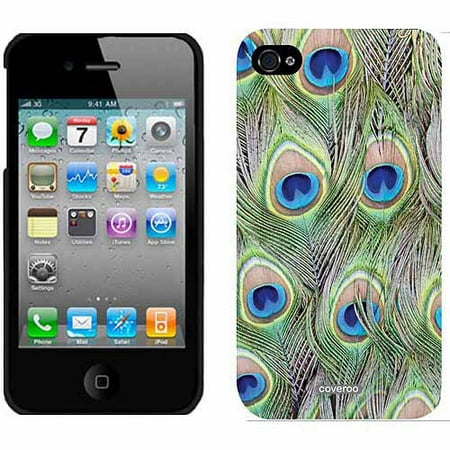 Peacock Feather Design on Apple iPhone 4/4s Thinshield Snap-On Case by Coveroo