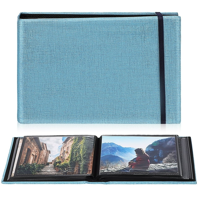 2 Pcs Small Photo Album Travel Photo Album Photo Card Holder Mini Photo Album For Baby Wedding Birthday