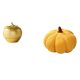 thumbnail image 1 of Figura decorativa de calabaza de resina moderna, escultura decorativa de fruta para mesa, estantería, sofá, cama, dormitorio, comedor, oficina, decora, 1 of 8