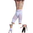 thumbnail image 3 of Pantalones cortos ajustados con forma de piernas y caderas de cintura alta para hombre, pantalones ajustados para abdomen sidaley FS11390-05, 3 of 7