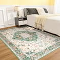 thumbnail image 2 of Noahas Vintage Area Rug Modern Bohemian Rug, Green, 6' x 9', 2 of 6