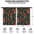 thumbnail image 2 of Blackout Kids Curtains,Red Mushroom Gnome Dark Green Pattern Childrens Insulated Curtains Set Of 2,Bedroom Essentials,Toddler Room Decor 42"x54", 2 of 5