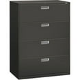 thumbnail image 3 of HON 4 Drawers Lateral Lockable Filing Cabinet, Charcoal, 3 of 4