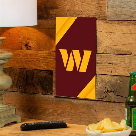 Washington Commanders Logo Sign USA Metal Wall Sign 7.5 x 11.5