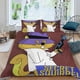 thumbnail image 2 of Ardilla Secreta Conjunto de sábanas temático, trío de piezas, cómodo y amigable con la piel, diseño único, regalo de decoración para el hogar para familiares, amigos y fans,140cm *210cm, 2 of 6