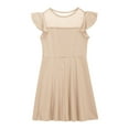 thumbnail image 4 of Mgmyaa Girls Dress Summer Lace Ruffle Sleeve Mesh A Line Casual Party Dresses with Pockets 4-14 Years, 4 of 5