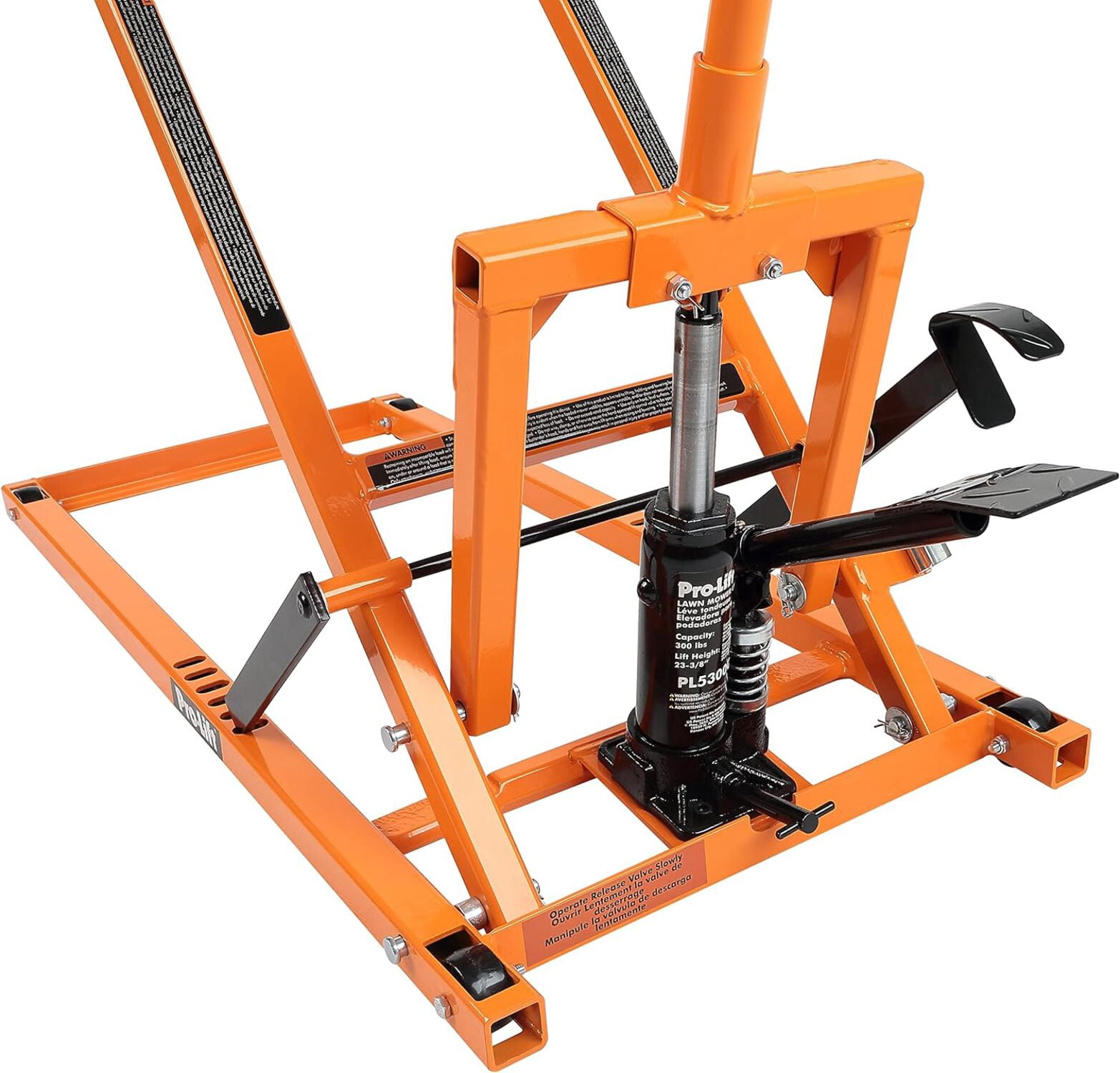 Pro-Lift Lawn Mower Jack Lift with 300 Lbs Capacity for Tractors and Zero Turn Lawn Mowers