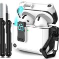 thumbnail image 1 of Funda para AirPods de cuarta generación RFUNGUANGO, protección contra caídas, blanca, 1 of 6