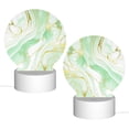 thumbnail image 2 of Daiia Green And Gold Abstract Marble Pattern Acrylic Night Light, LED Touch Light, Bedroom Night Light, Soft Glowing Lamp Perfect Gift for Mother's Day, Birthday, or Christmas, 2 of 9