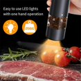 thumbnail image 4 of Electric Salt and Pepper Grinder Set, USB Rechargeable,Automatic Salt and Pepper Mill Grinder with Adjustable Coarseness, 4 of 5