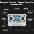 thumbnail image 2 of All-Ages Mini Drone with Easy Stunt Flights & 360° Tricks-Perfect Beginner-Friendly Flyer, One-Key Tricks, Mini Drone for Kids with LED & Altitude Hold & Propeller Protection, for In/Outdoor (Blue), 2 of 7