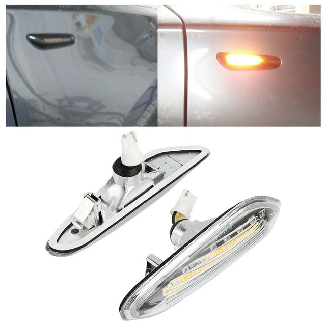 Dynamic Flowing Light Flowing Light Side Marker Light Side Marker Turn Signal Pair Of LED Dynamic Flowing Light Side Turn Signal Indicator Fit For E90 E91 E92 E93 E60 E87 E82