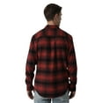 thumbnail image 3 of Chaps Men's & Big Men's Long Sleeve Stretch Button Down Flannel Shirt, 3 of 4