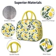 thumbnail image 4 of Lunch Bag Lunch Box for Women Reusable Insulated Lunch Bags,Water-Resistant Lemon Fruit Cooler Lunch Tote Bag, Large Capacity for Work Travel Picnic, 4 of 6