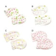 thumbnail image 4 of 2 Pieces Newborn Glove Anti Scratching Protection Accessory Kids Girl Cute Soft Comfortable Gloves Children Protector Mittens Guard Accessory Flower, 4 of 6