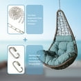 thumbnail image 5 of Ulax Furniture Hammock Chair with Cushion, Blue, 5 of 6