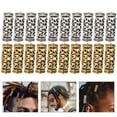 thumbnail image 3 of 20 Pcs Perles de Dreadlocks Manchettes de Cheveux Perles de Cheveux pour Tresses Accessoires de Cheveux, 3 of 8