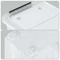 thumbnail image 3 of Qqbine 50 Quart Large Plastic Latching Box, Clear Storage Bin with Wheels, Stackable, 4 Packs, 3 of 7