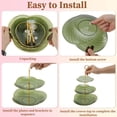 thumbnail image 4 of Unique Bargains 3 Tier Dessert Cupcake Stand Holder with Tiered Tray Green, 4 of 6
