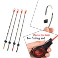 thumbnail image 3 of Soidarity Caña de pescar en hielo reemplazable portátil, parte de hoja de acero flexible, caña de pescar, equipo de pesca, aparejos de pesca, Pescar CW 5.0-10.0g Soidarity OD029054-03, 3 of 6