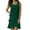 Green, variant on Elegant Women's Dress For Parties Weddings Round Neckline Sparkling Flowy A Line Formal Evening Gown Spring Summer Fall Occasion