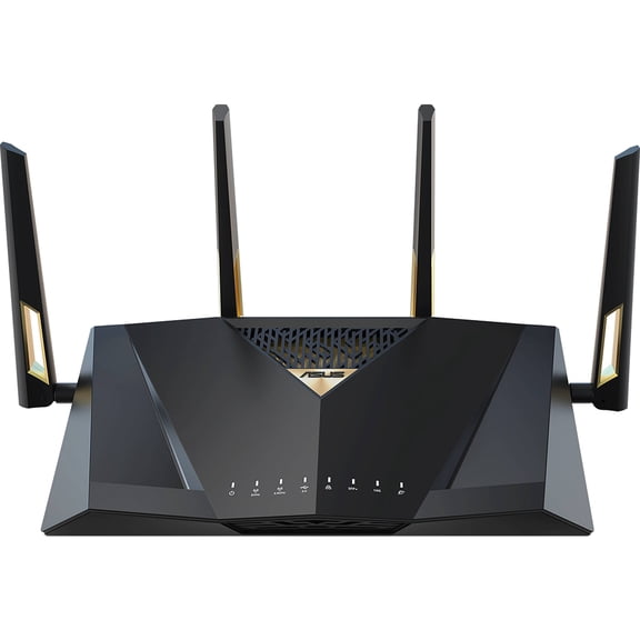 ASUS Dual-Band WiFi 7 AiMesh Extendable Performance Router in Black - RT-BE88U