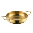 thumbnail image 1 of 1pc Stainless Steel Golden Ramen Pot,Hot Pot,Soup Pot,Crayfish Seafood Kitchen Cookware,Kitchenware,Restaurant Supplies, 1 of 4