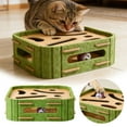 thumbnail image 2 of Interactive Cat Scratching Board Puzzle with Nail File for Indoor Play and Grooming Enrichment Toy, 2 of 5