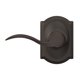 thumbnail image 4 of SCHLAGE F10 ACC 716 CAM Camelot Trim With Accent Hall And Closet Lever, Aged Bronze, 4 of 7
