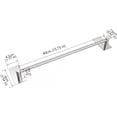 thumbnail image 3 of Towel Bar Hand Towel Holder for Kitchen/Bathroom Wall Mounted SUS304 Brushed Stainless Steel Towel Rack Rust/Scratch Resistant Towel Bars No Drilling - Self Adhesive - 15.75 inch, Silver, 3 of 8